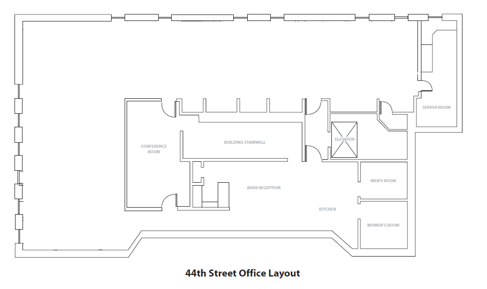 694 Eighth - Fifth Floor Plan